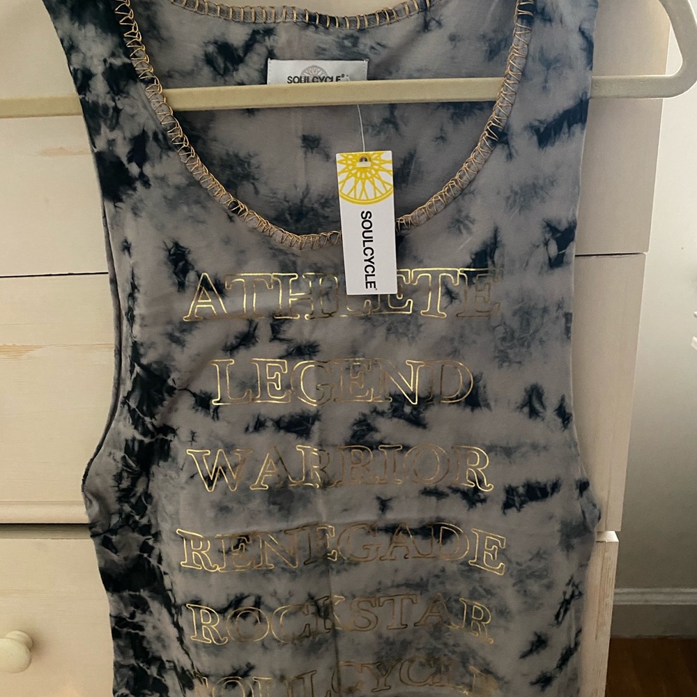 NWT soulcycle mantra Chain tank Sz Sm